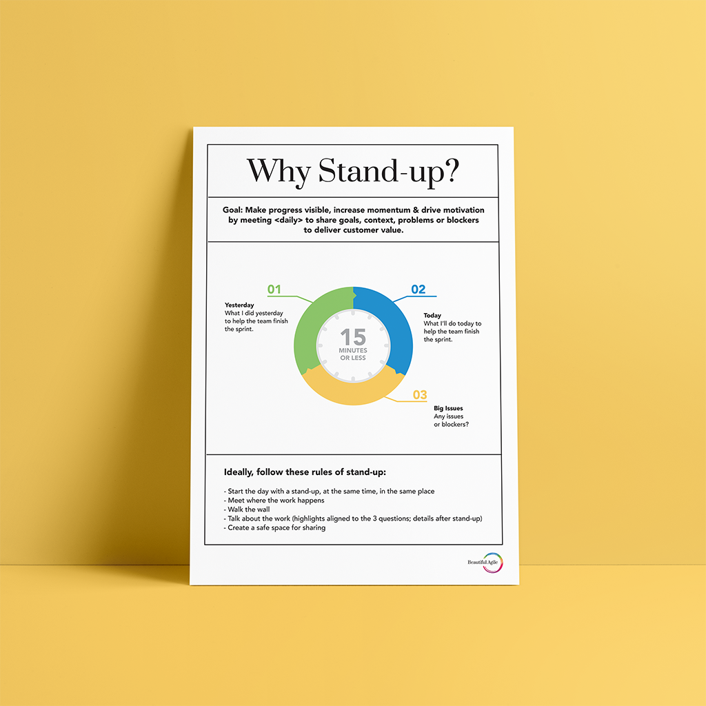 'Why stand-up?' Poster